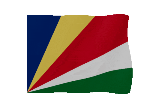 Seychelles animated waving flag GIF