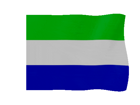 Sierra Leone animated waving flag GIF