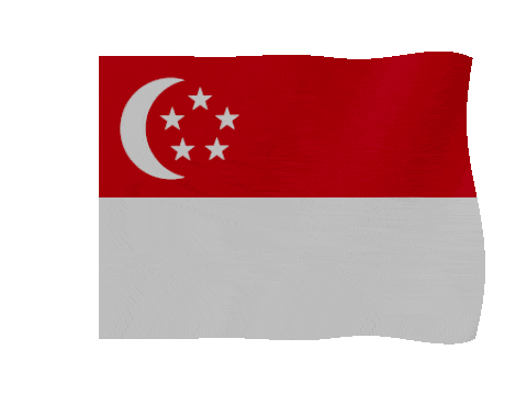 Singapore animated waving flag GIF