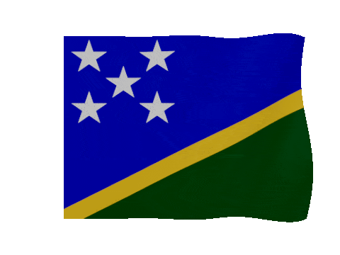 Solomon Islands animated waving flag GIF