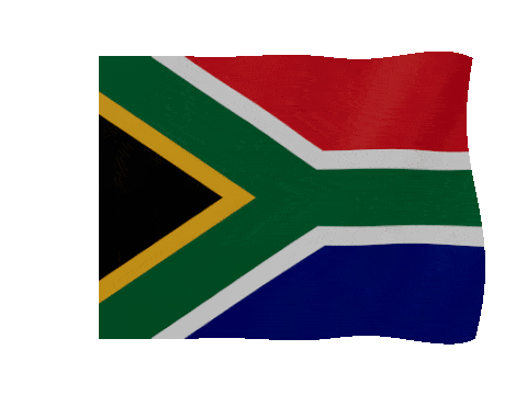 South Africa animated waving flag GIF