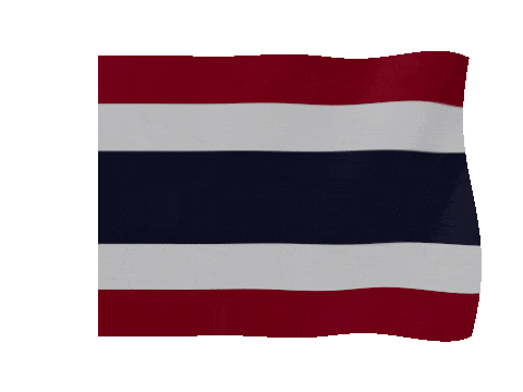 Thailand waving flag