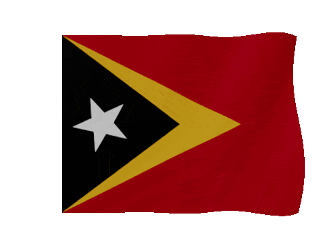 Timor Leste animated waving flag GIF