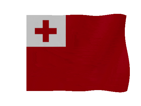 Tonga animated waving flag GIF