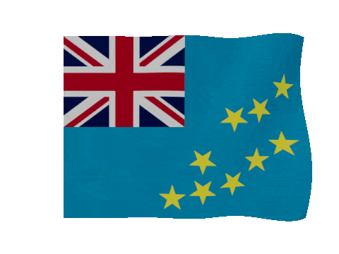Tuvalu animated waving flag GIF