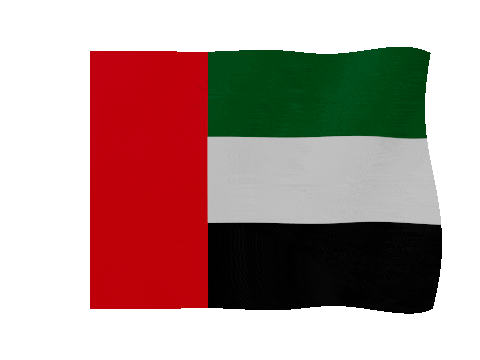 United Arab Emirates animated waving flag GIF