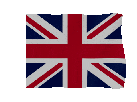 United Kingdom waving flag